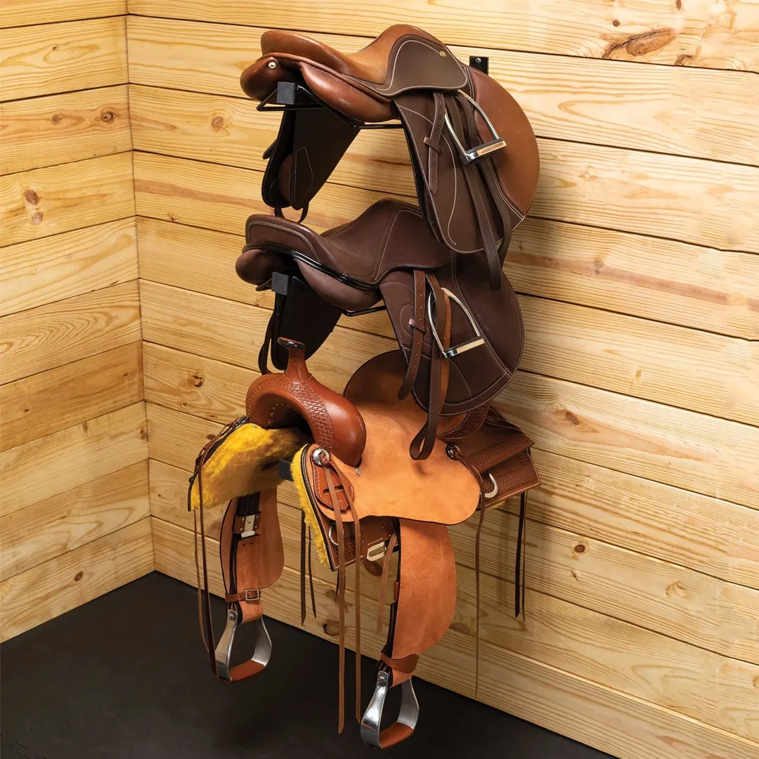 3-Tier Mounted Saddle Rack precision sheet metal fabrication - View 3