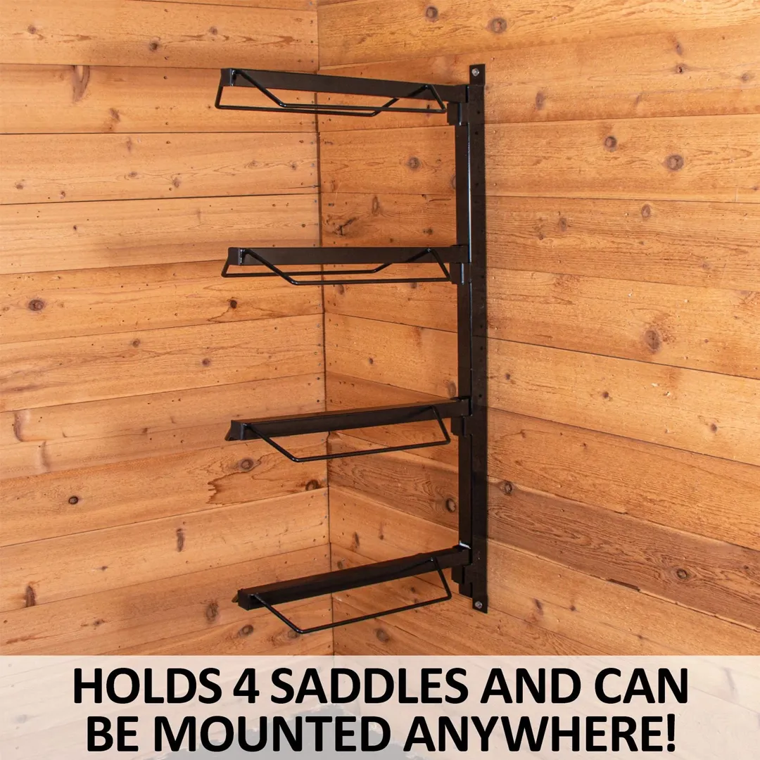 4-Tier Mounted Saddle Rack precision sheet metal fabrication - View 2