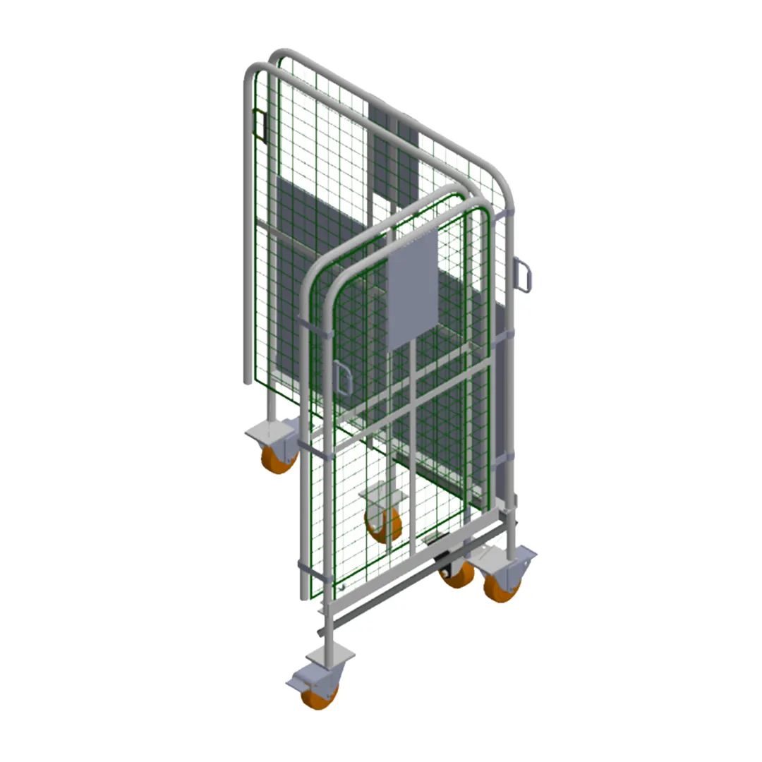Outbound Gate Cart precision sheet metal fabrication - View 3