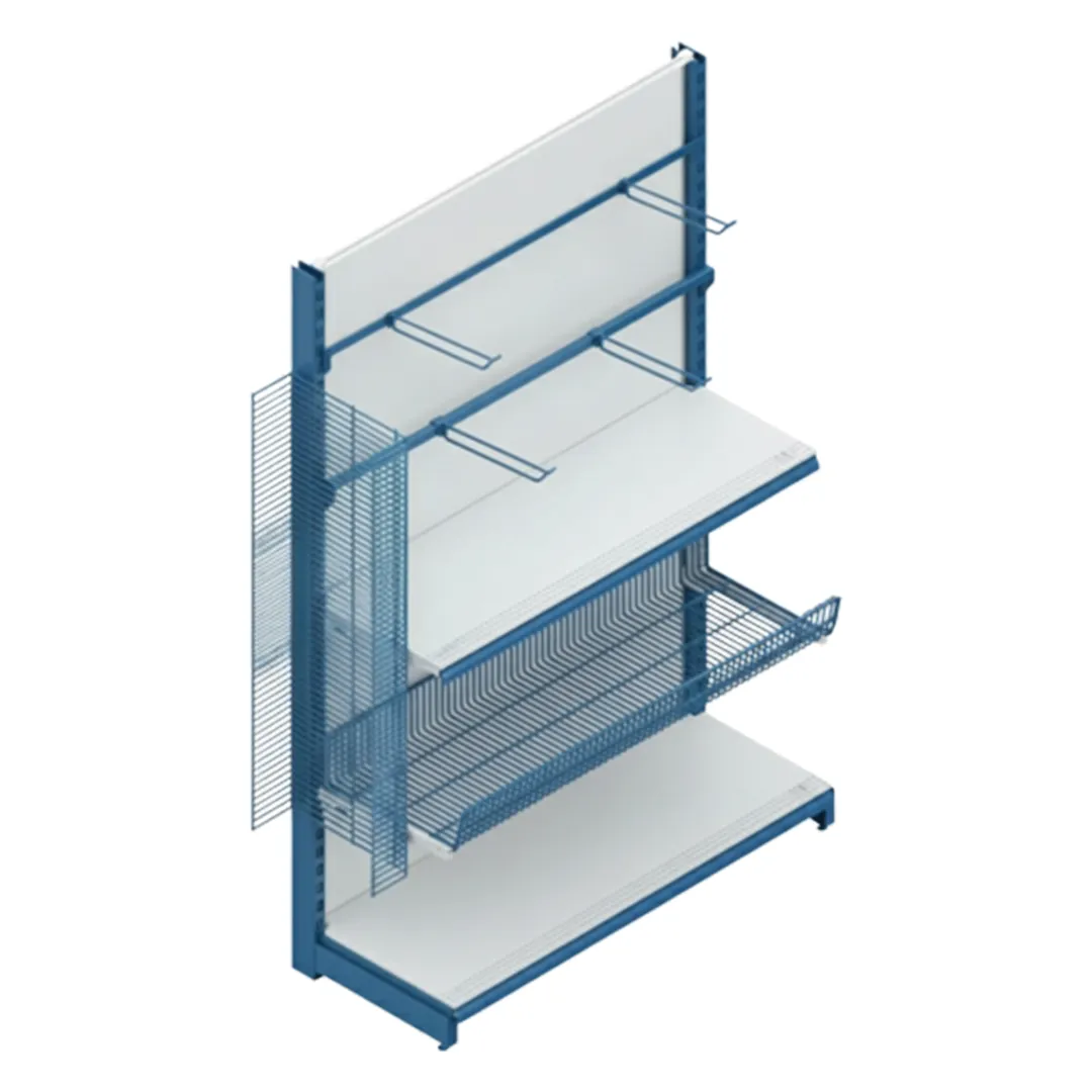 Accessories for Gondola - Peg hooks, Impulse side kicks, Wire shelf - Custom precision sheet metal product