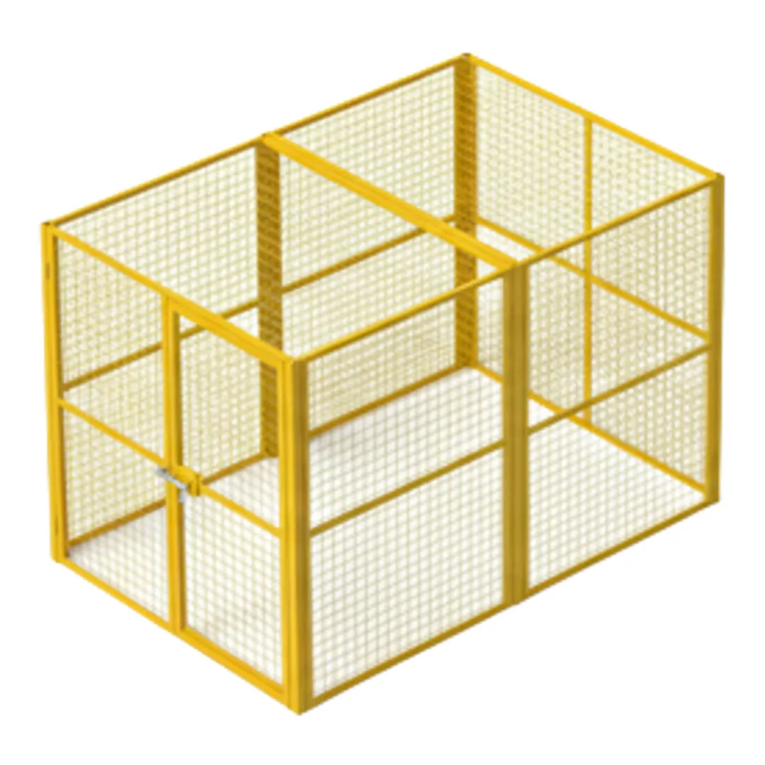 Warehouse Cage Partition / Room (Mesh Security Enclosure) - Custom precision sheet metal product
