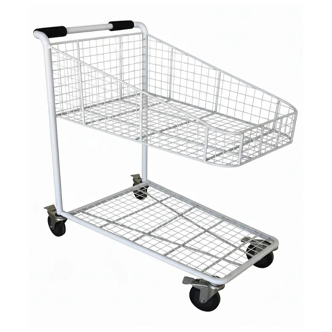 Tote-shaped Wire Shelf Cart - Custom precision sheet metal product