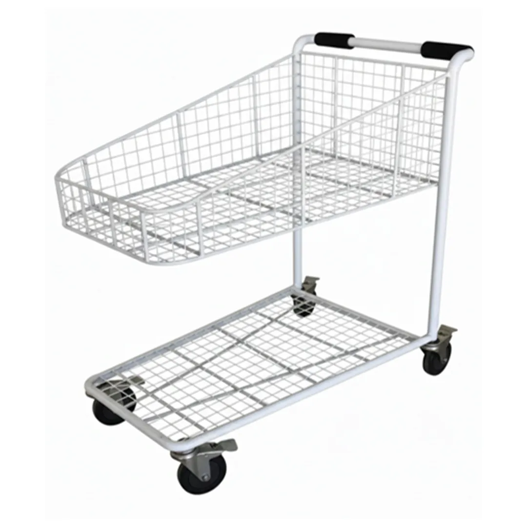 Tote-shaped Wire Shelf Cart precision sheet metal fabrication - View 3