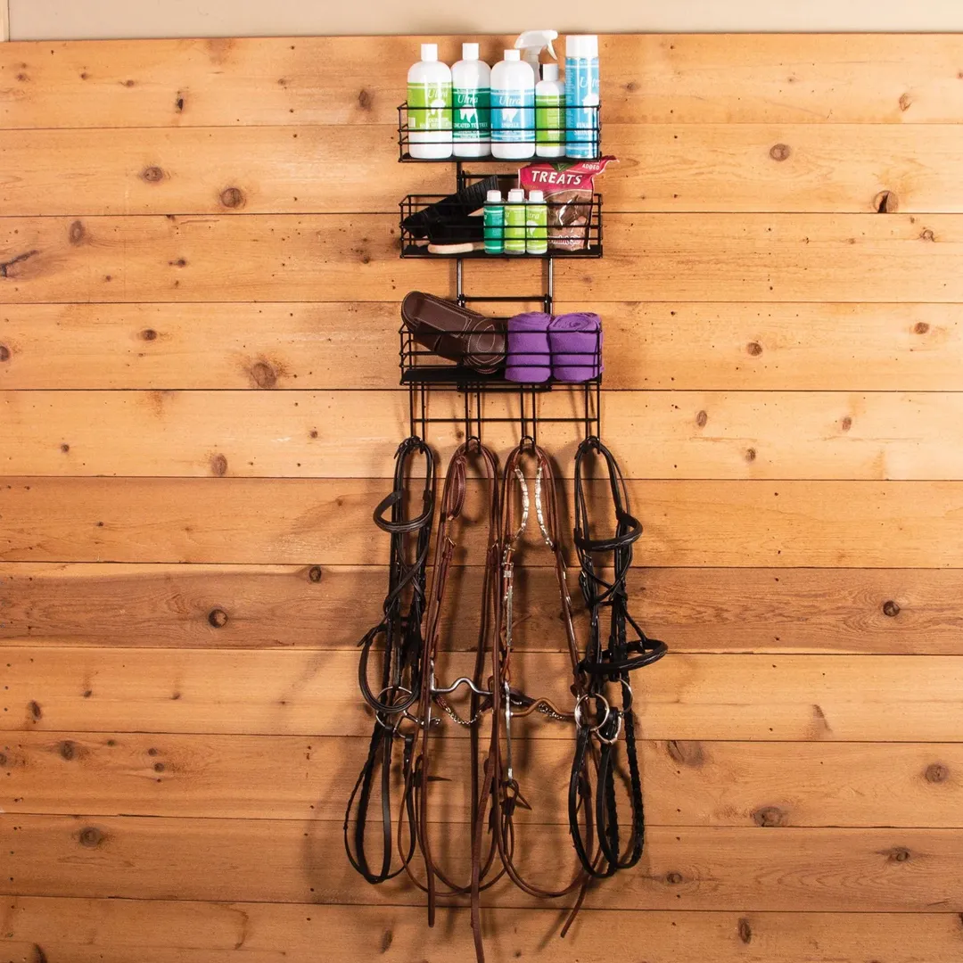 Mounted Wide Groom Room Rack with Tack Rack precision sheet metal fabrication - View 3