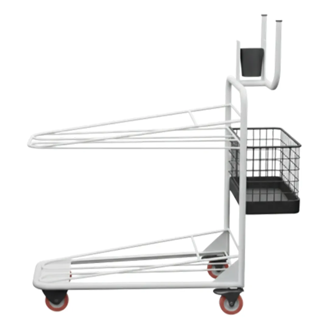 Nestable tote pick cart precision sheet metal fabrication - View 2