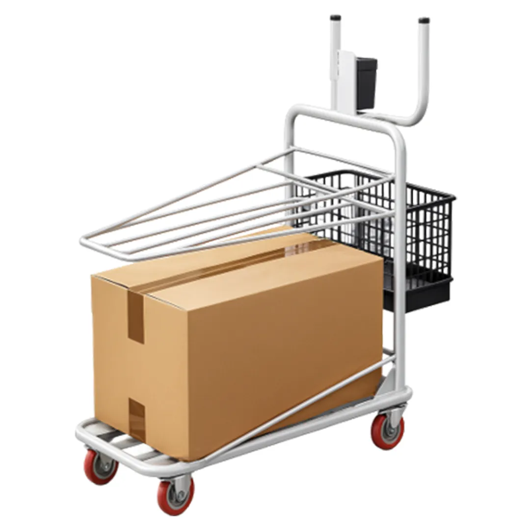 Nestable tote pick cart precision sheet metal fabrication - View 3