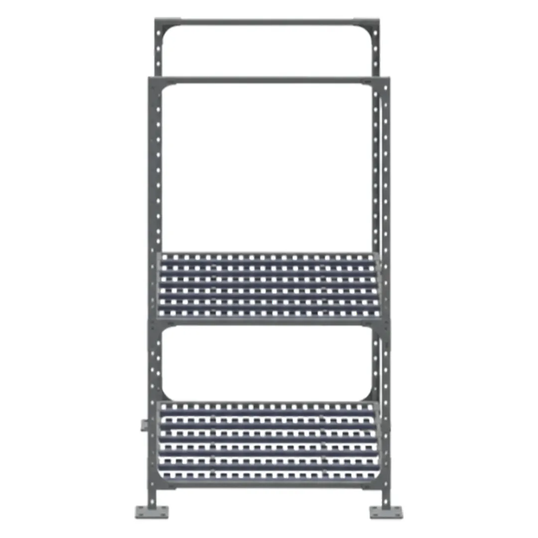 Package Free Shipment Rack (Placon Roller Flow Rack) precision sheet metal fabrication - View 2