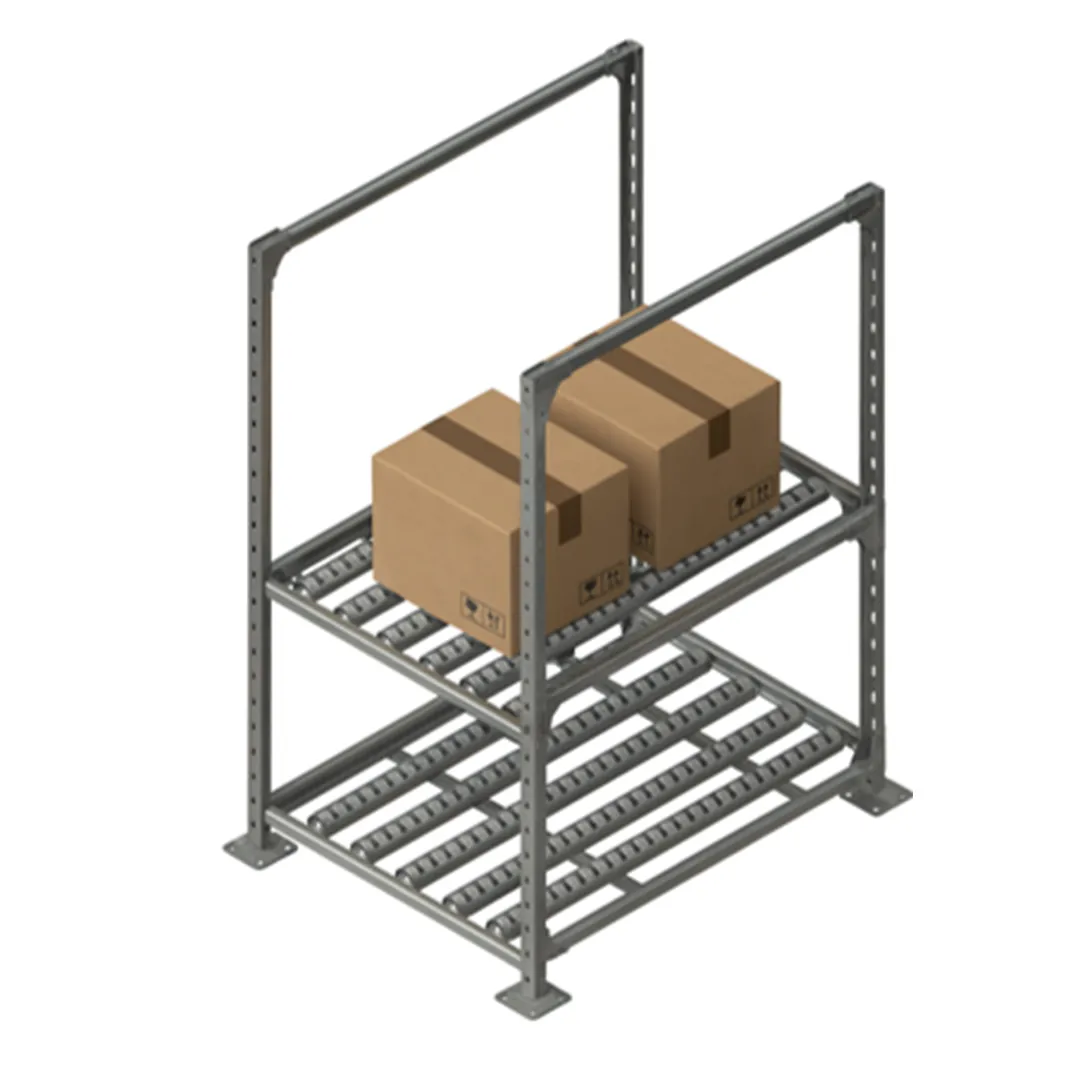 Package Free Shipment Rack (Placon Roller Flow Rack) precision sheet metal fabrication - View 3