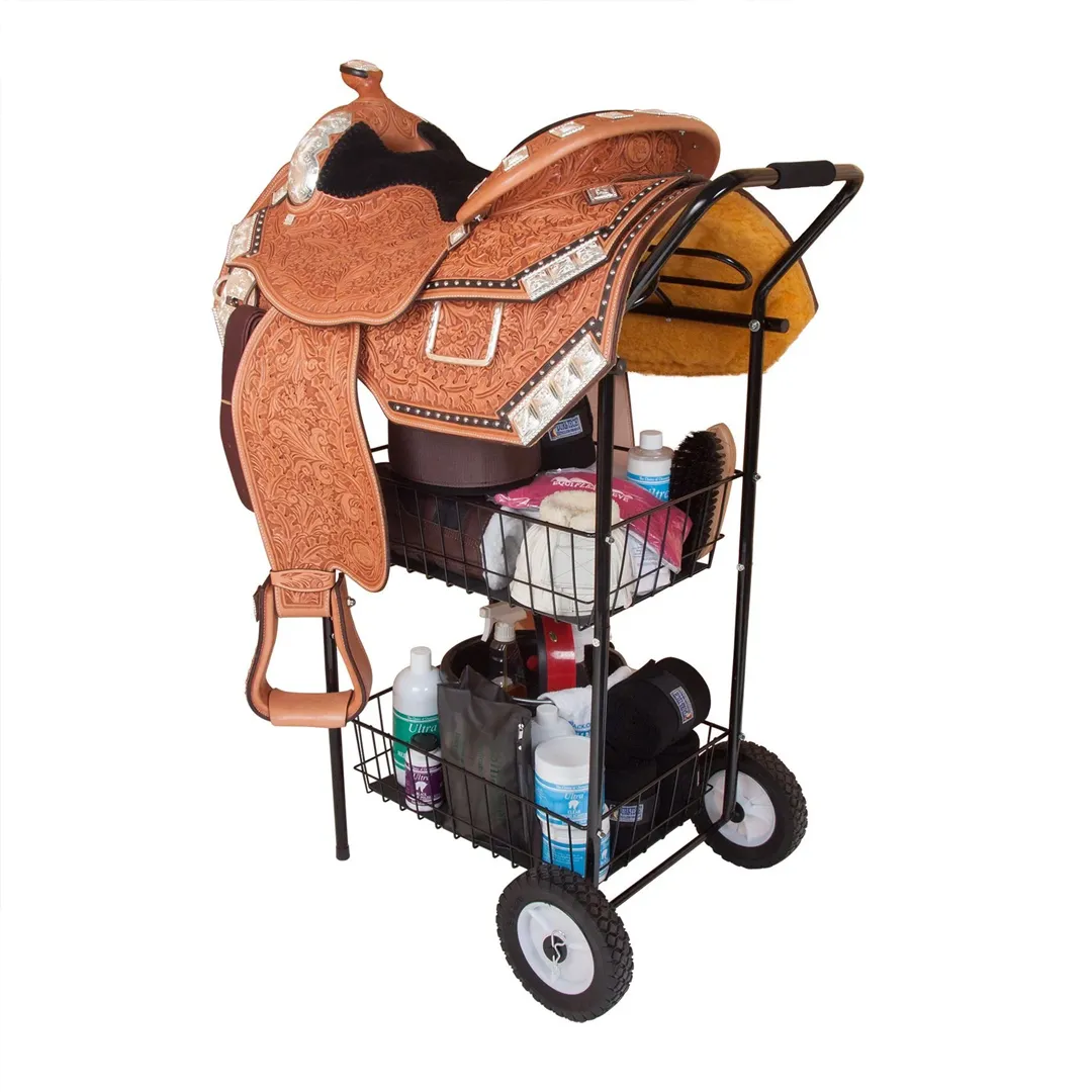Show Cart with Saddle Rack precision sheet metal fabrication - View 3