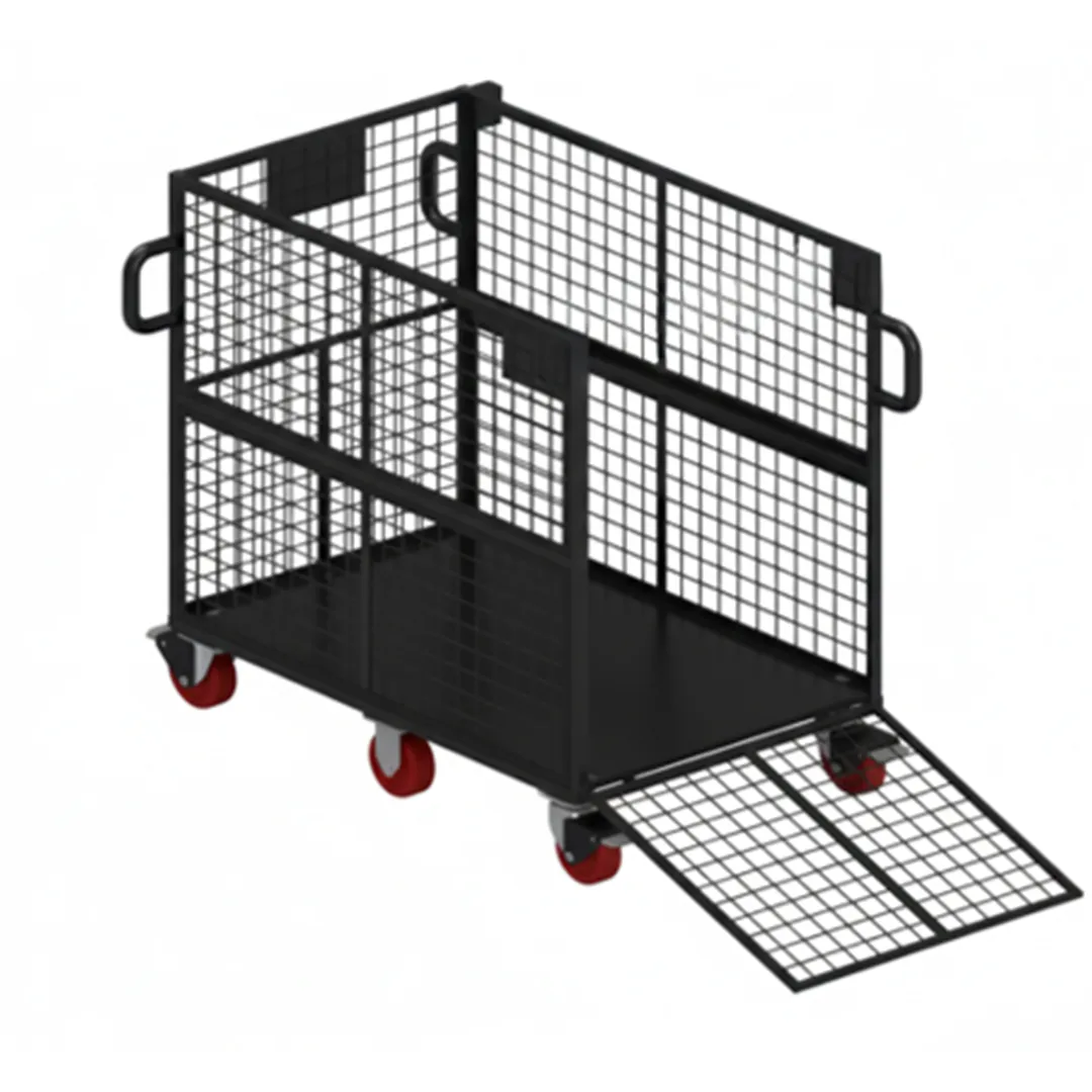 Rapid Access Modular Cart precision sheet metal fabrication - View 2