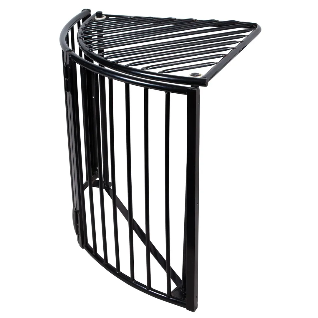 Slow Feed Corner Floor Hay Rack - Custom precision sheet metal product
