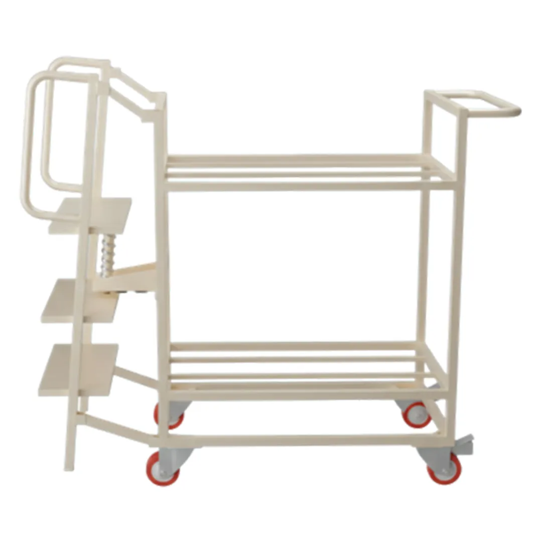 Spring loaded pick and stow cart precision sheet metal fabrication - View 2