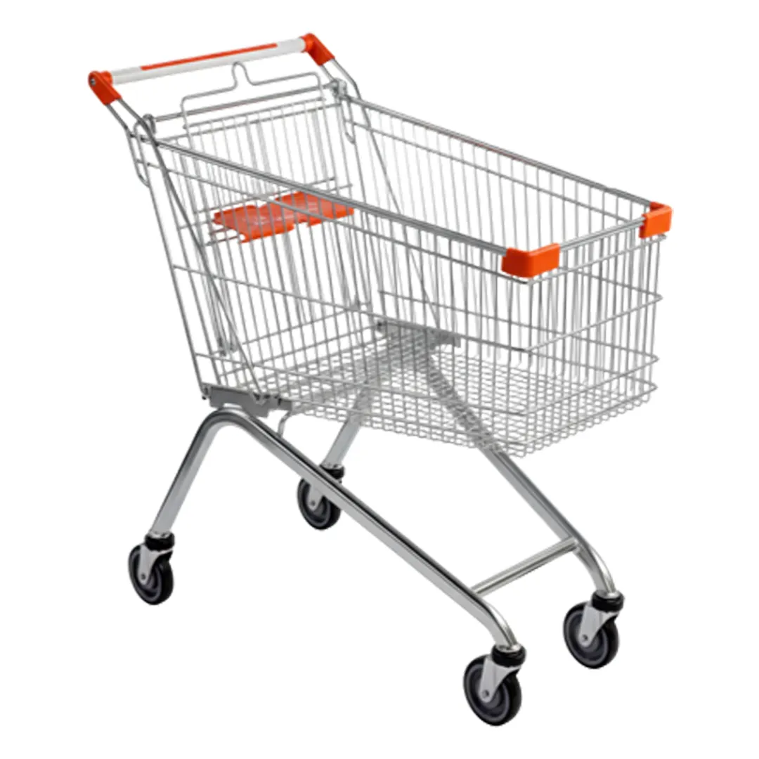 Stackable shopping trolleys precision sheet metal fabrication - View 2