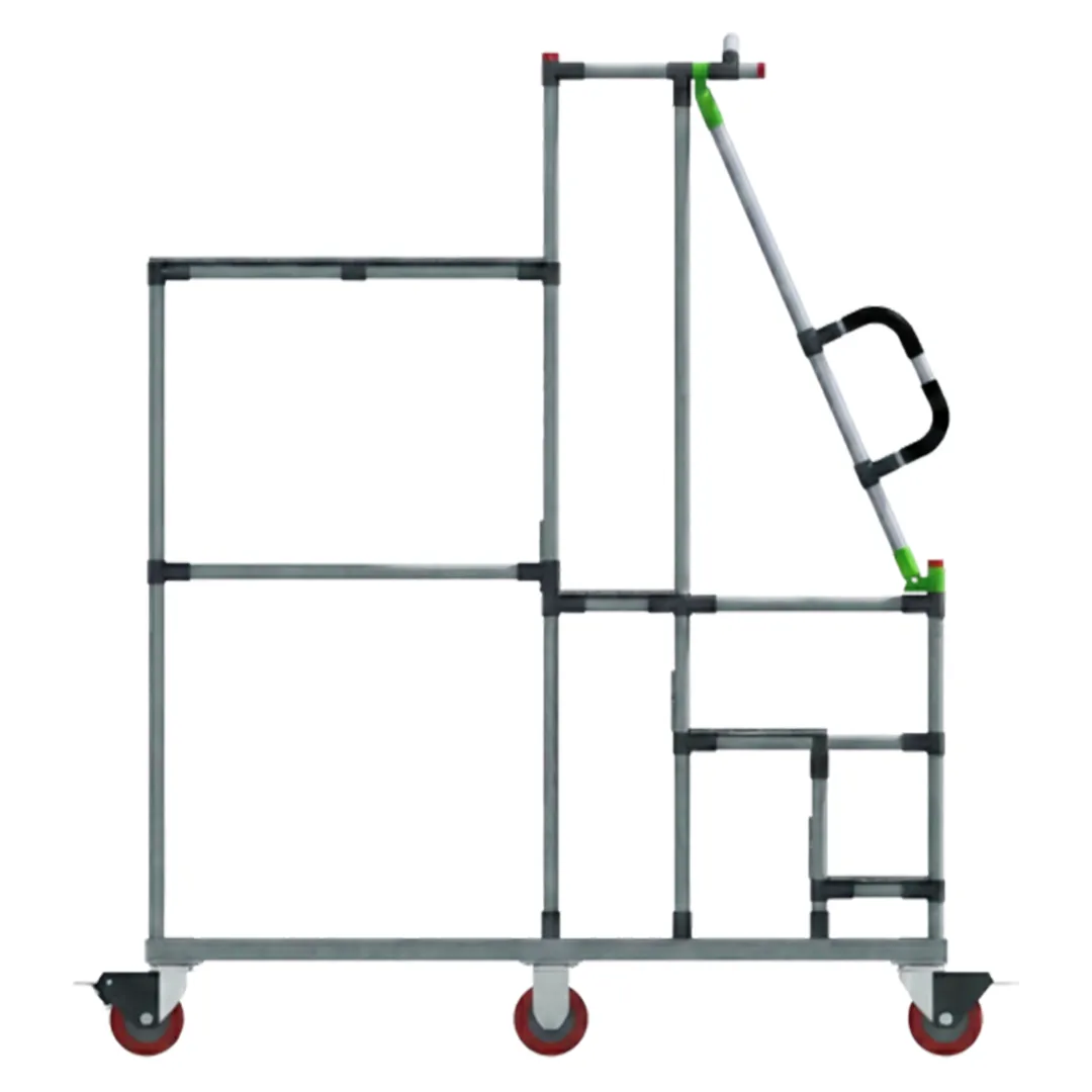 Step Platform Cart precision sheet metal fabrication - View 2
