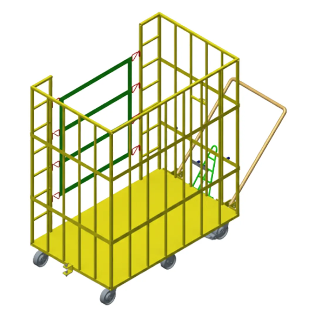 Tow-Link Jumbo Cart - Custom precision sheet metal product