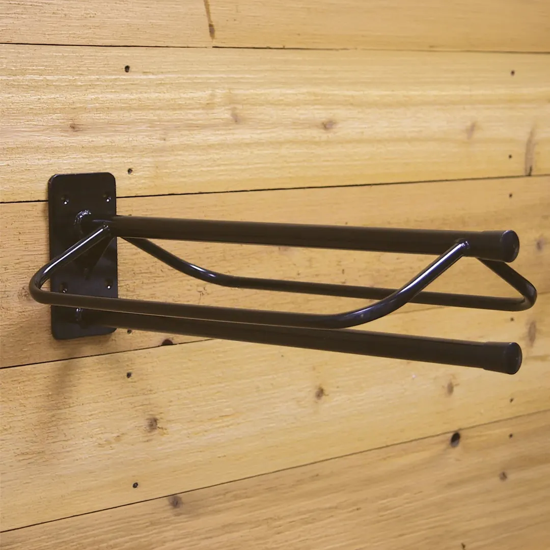 Wall Mount Saddle Rack With Pad Bar precision sheet metal fabrication - View 2